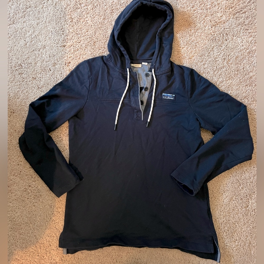 L.L. Bean Hooded Long Sleeve shirt